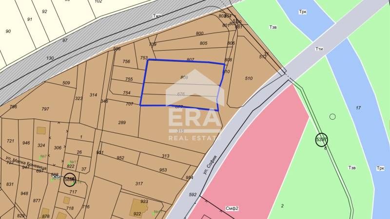 Продава се Парцел в с. Кубратово, Област София-град - 4384 кв.м за 60 €/кв.м - Снимка #2