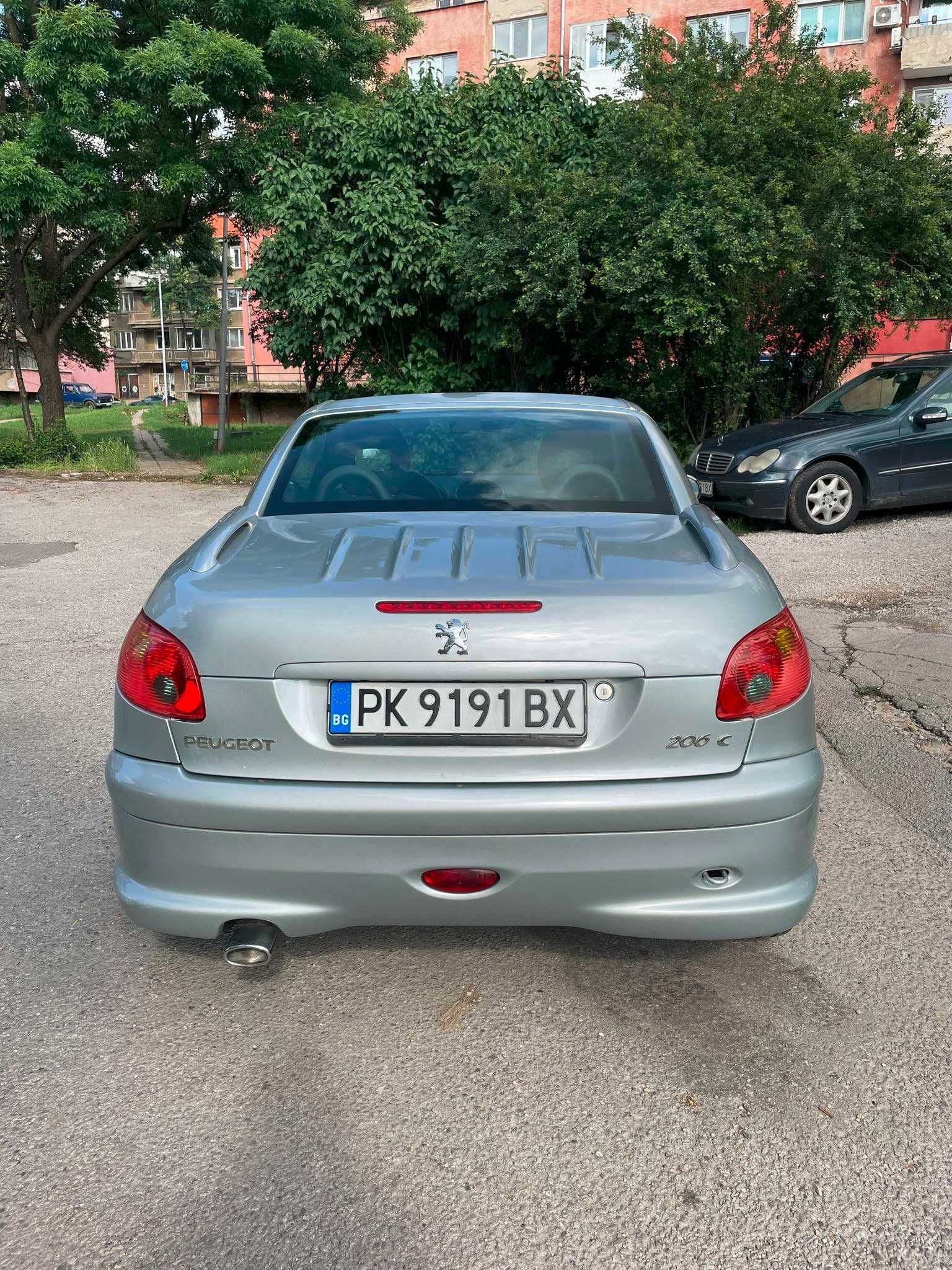 Peugeot 206 cc, 2006г.- 1600см3., 109к.с. дизел