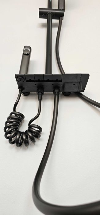 Set Dus Baterie SMART Afisaj LED gri antracit