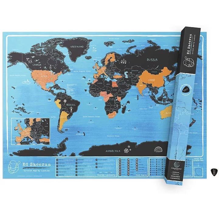 Harta razuibila de perete 59.4cm x 82.5cm  - Ed Sheeran