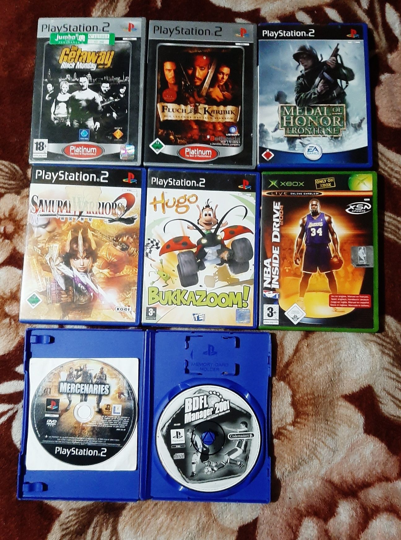 Vand jocuri de colecție în stare bună de PlayStation 2 PS2