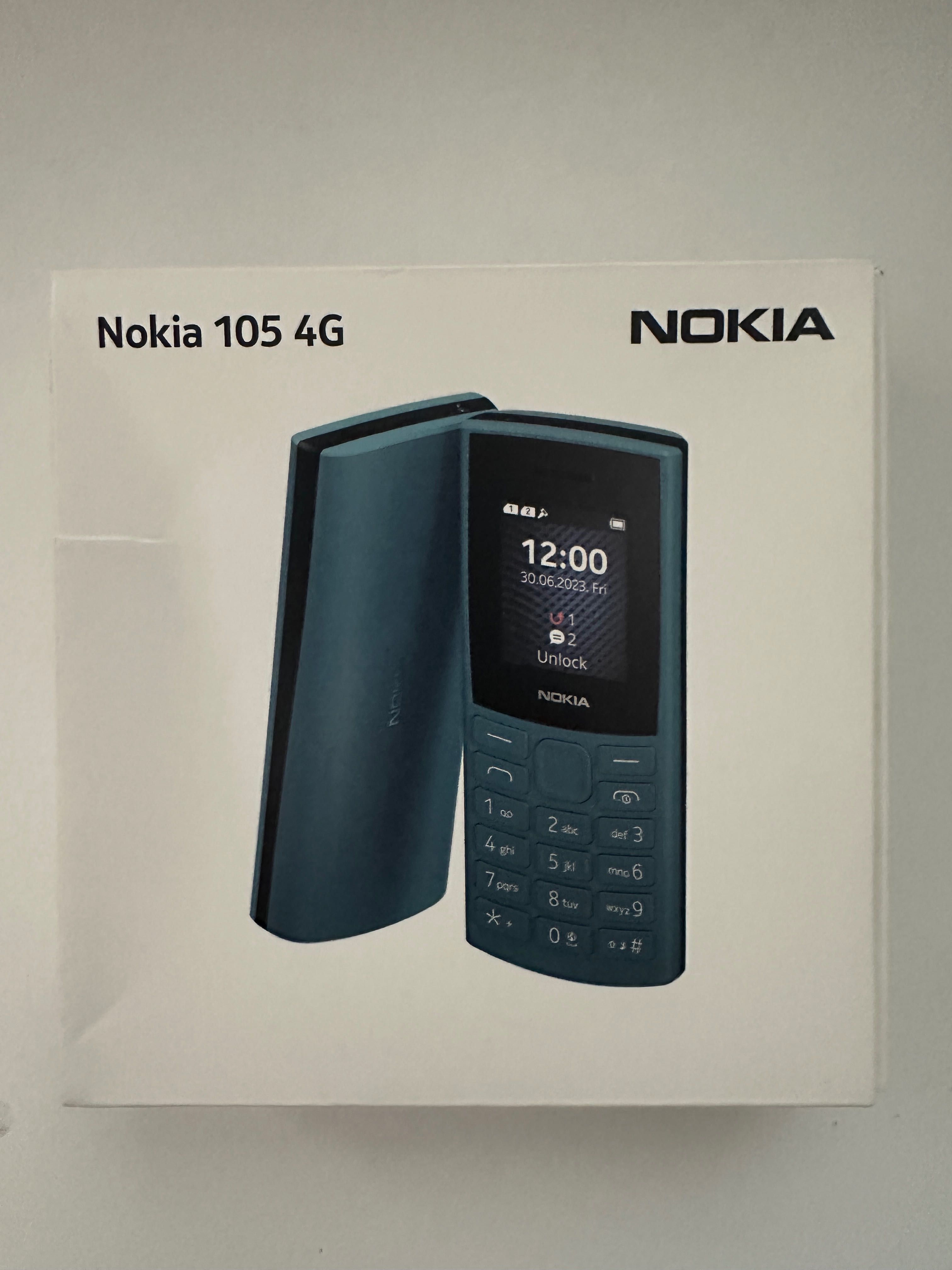 Telefon mobil Nokia 105, Dual SIM, 4G, Black