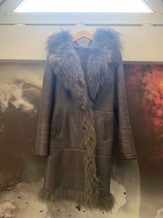 Дубленка с песцом, дизайнерское, итальянское пальто все за 4 вещи