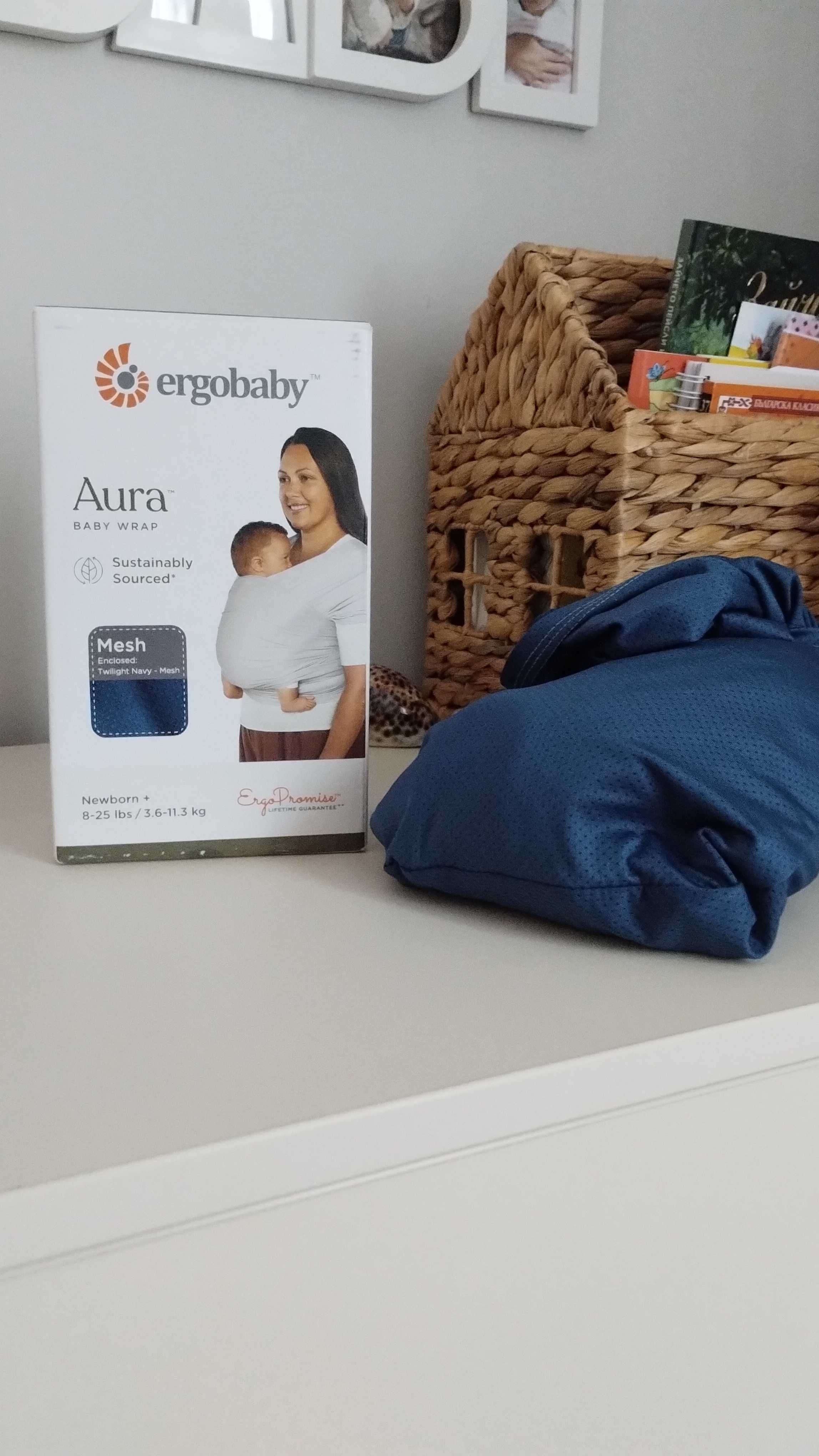 Слинг - Егрономичен слинг ErgoBaby Aura