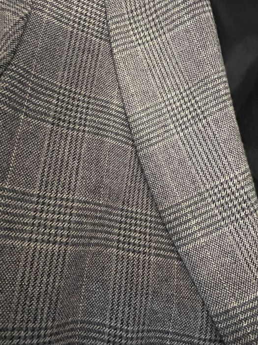 Twinset блейзър сив с нишки ламе