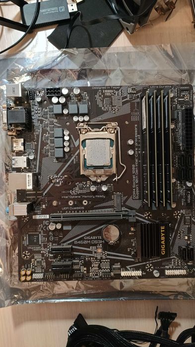 Комплект i5 10400f + GIGABYTE B460M DS3H + 32GB RAM