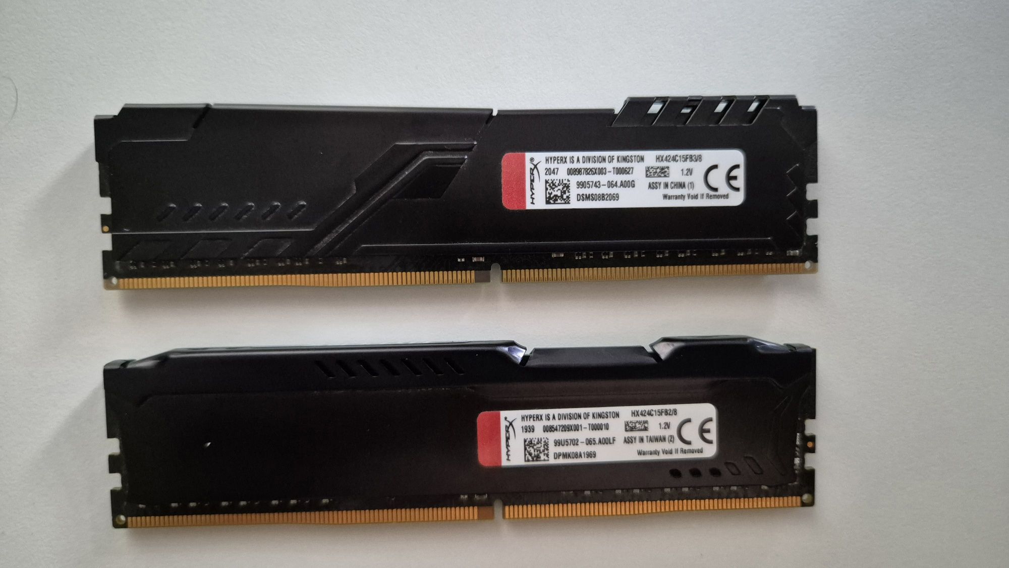 HyperX 16gb DDR4 2400Mhz (2x8gb)