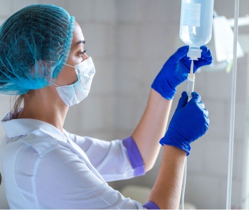 Услуги медсестры на дому укол, система, интоксикация