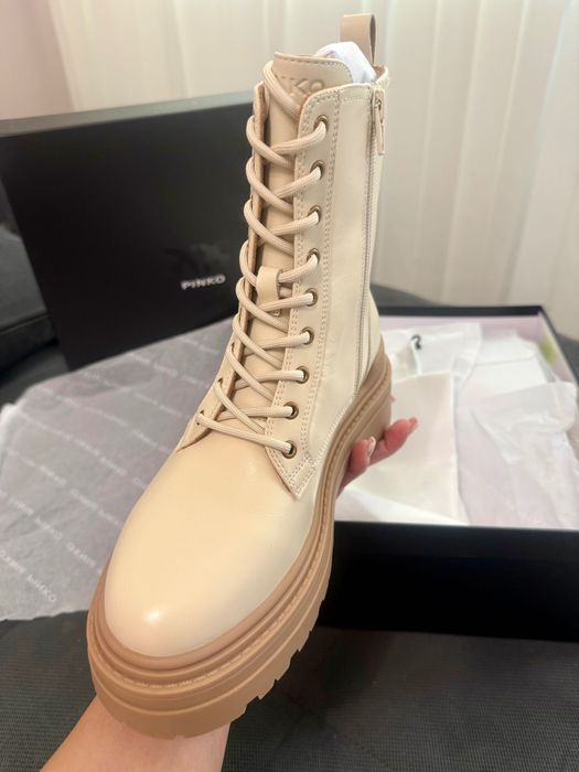 Кожени боти PINKO MIA