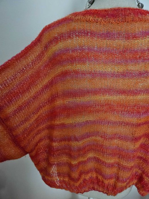 Cardigan oversize handmade din mohair
