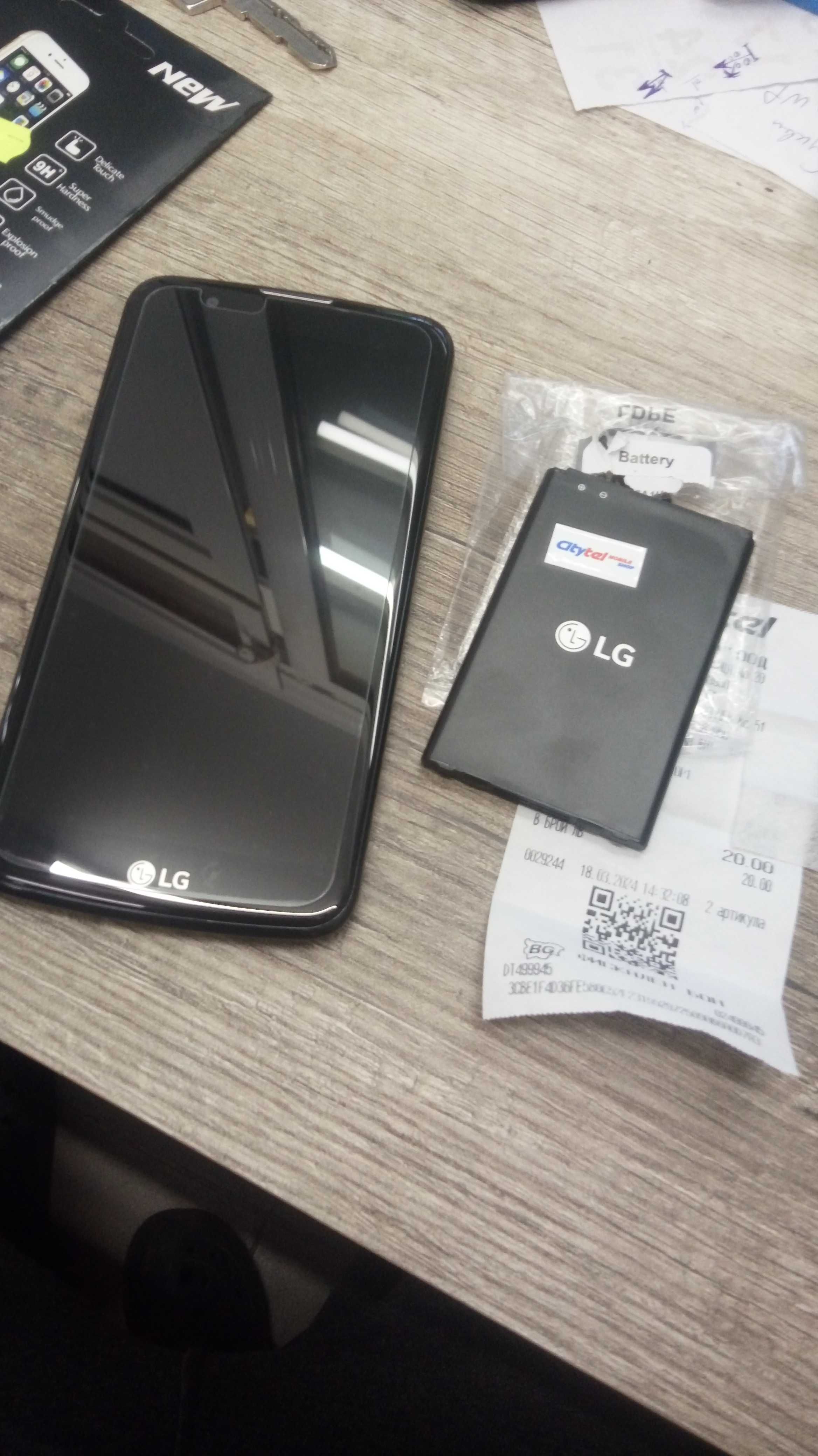 смартфон LG K10 K420N отличен без забележки телефон с нова батерия