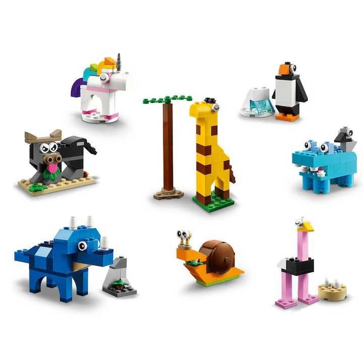 LEGO Classic cod 11011, Caramizi bricks si animale, jucarii, sigilat