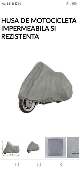 Husă motocicletă impermeabilă