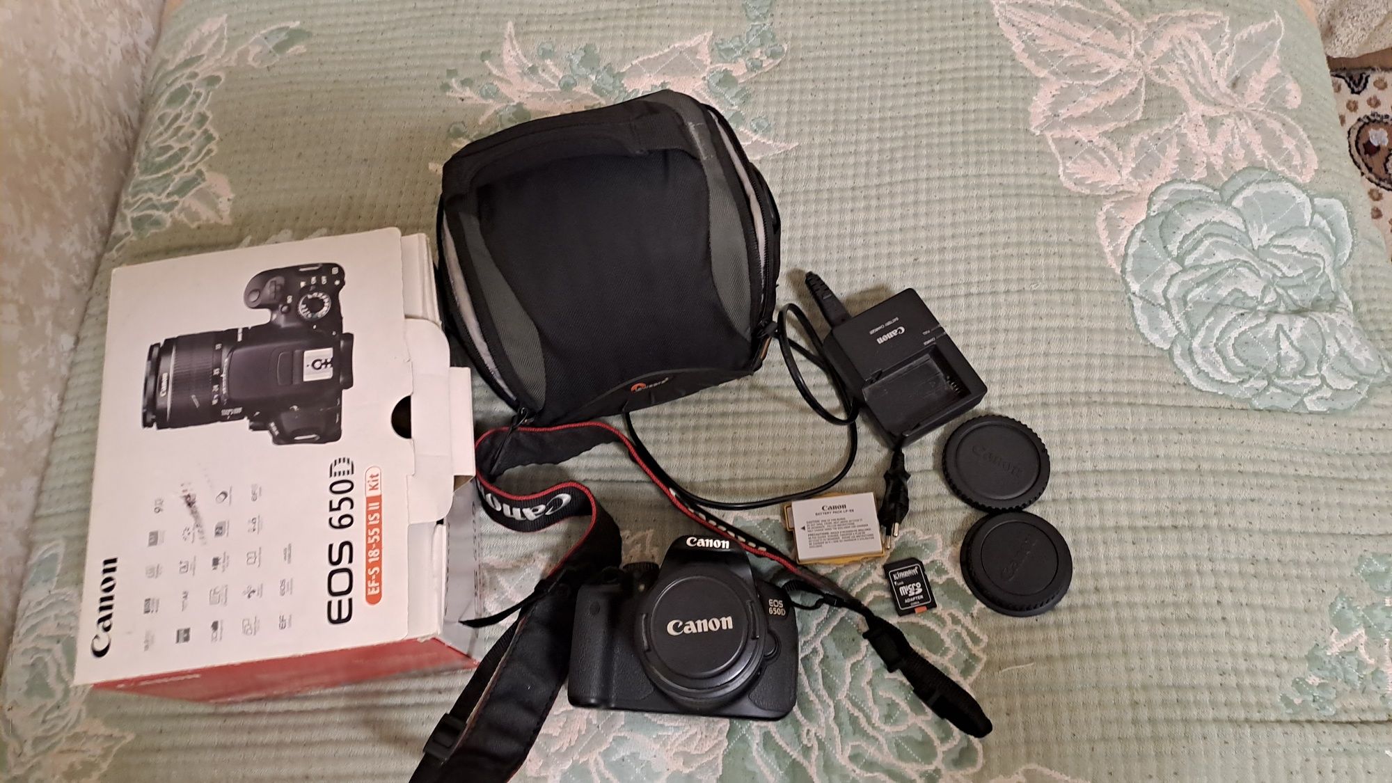 Продам фотоаппарат Canon 650D
Продам фотоаппарат Canon 650D

Продаю от