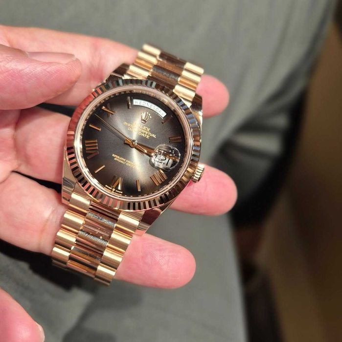 rolex day-date 40mm rose gold new