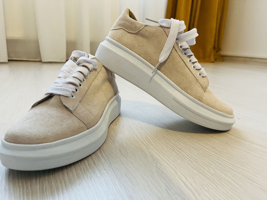 Pantofi casual dama piele intoarsa, 37, noi