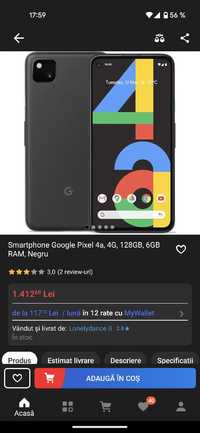 Google Pixel  4A 4g VAND SAU SCHIMB
