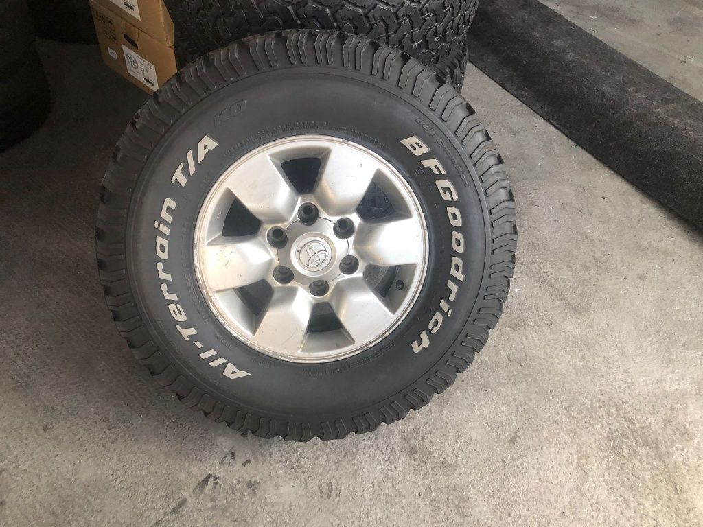 Jante Toyota Hilux 6 găuri anvelope 31x10.50 R15 LT