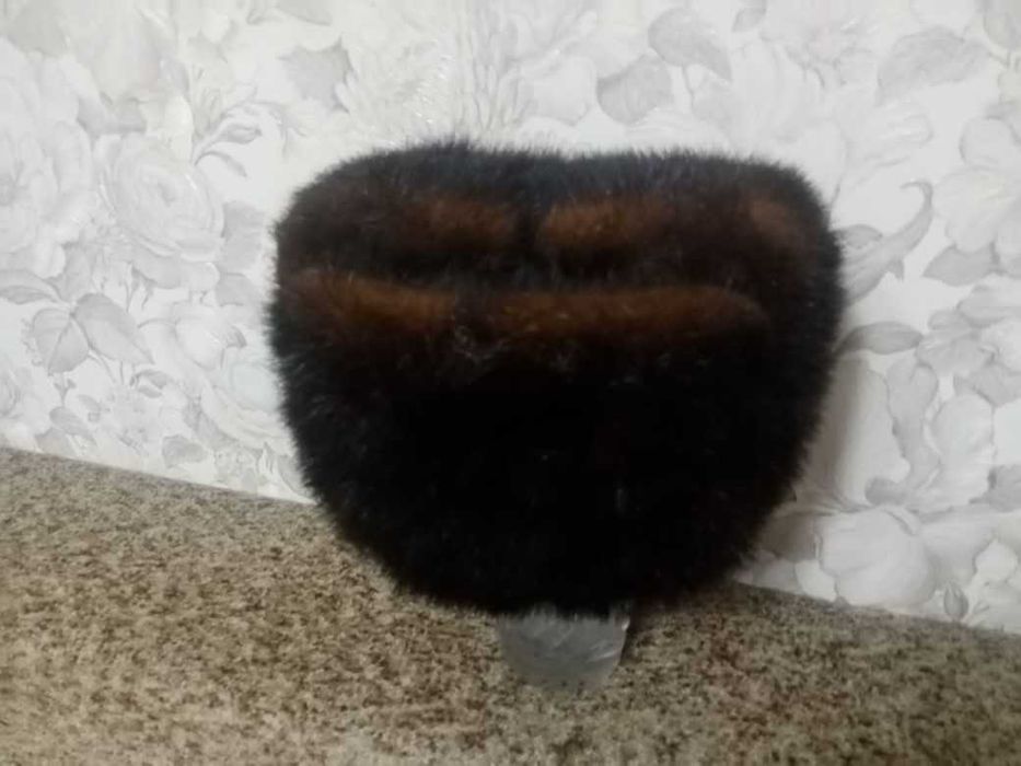 Продам мужскую норковою шапку.