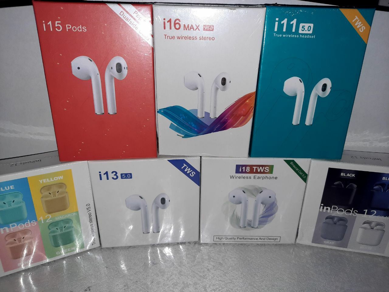 БЕПУЛ Доставка. Янги Airpods Блютуз наушниклар i12 i13 i14 i15 i16 i18