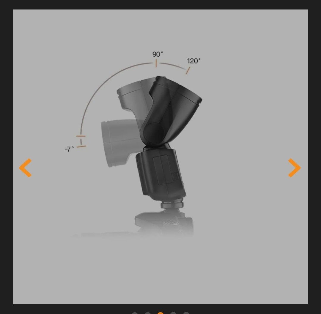 Godox V1 Blit TTL cu Cap Rotund pentru Nikon