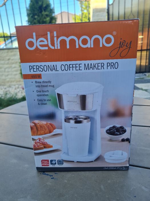 Cafetiera delimano Joy,portabilă, nou!