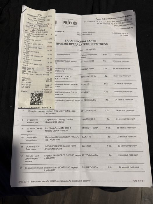 Почти Нов Геймърски Компютър с RTX 4060 TI и Ryzen 5 5500