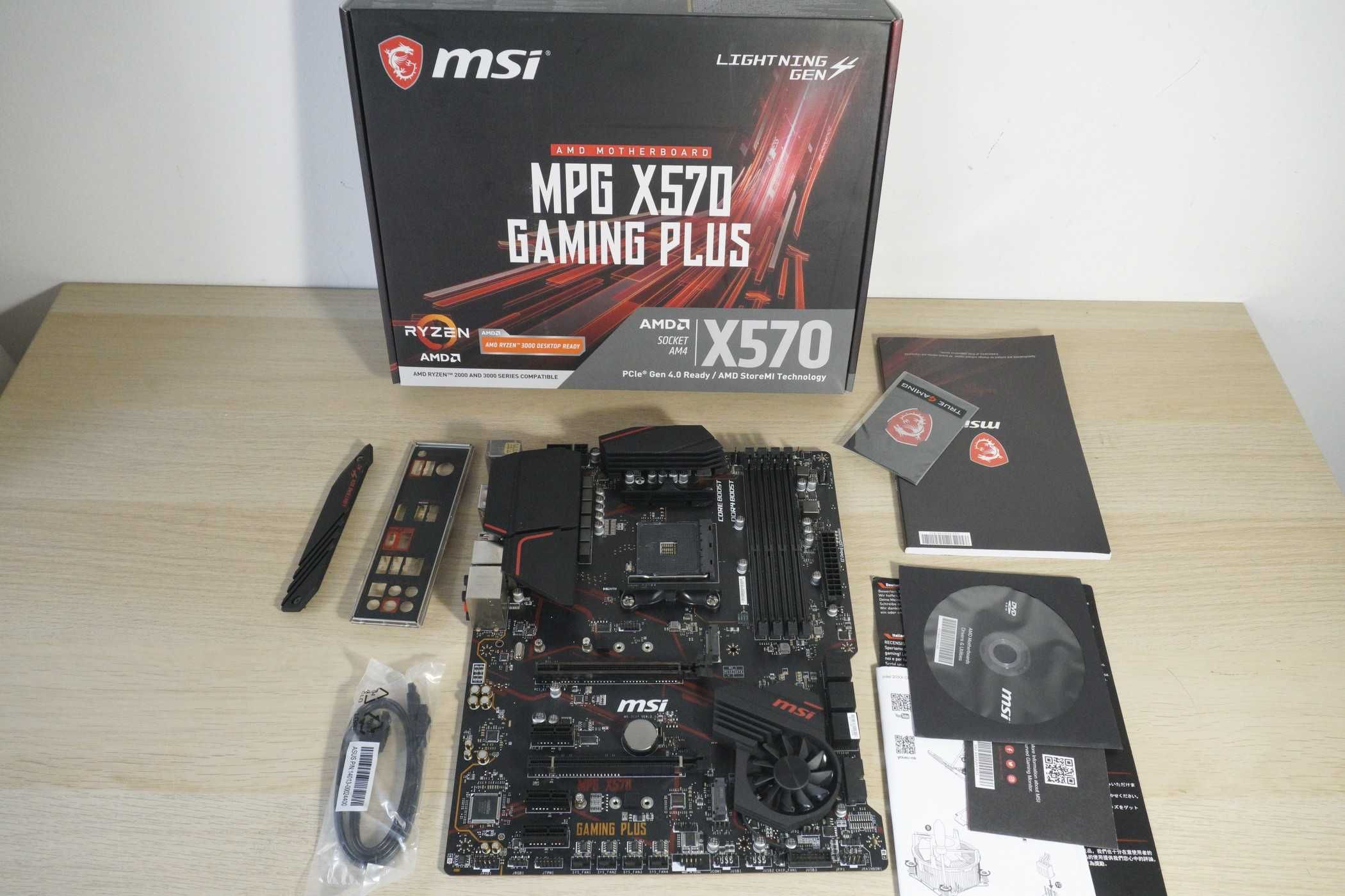 AM4 Дъно дънна платка MSI X570 Gaming Plus (вкл ДДС)