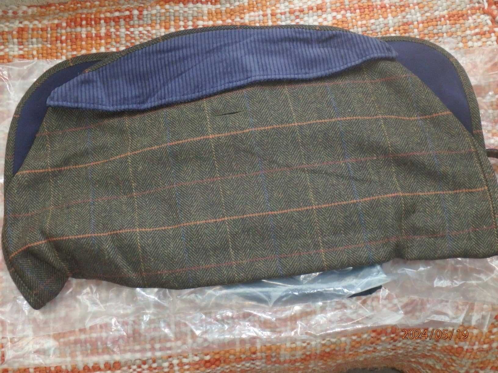 HUGO & HUDSON x HACKETT Палто за кучета, кадифена яка, тъмнозелено M45