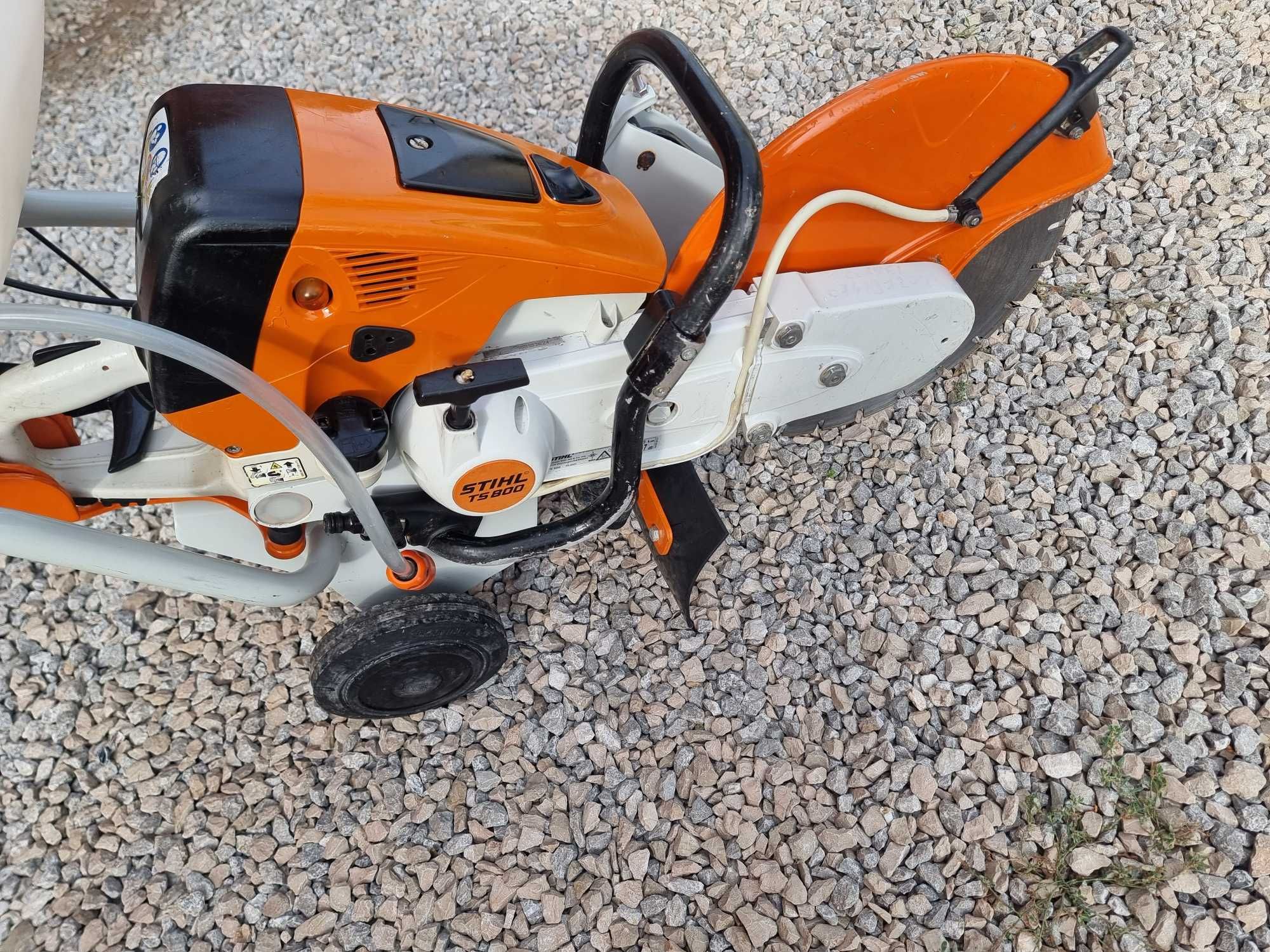 Stihl TS 800 - TS 500I - ръчен бензинов фугорез със количка