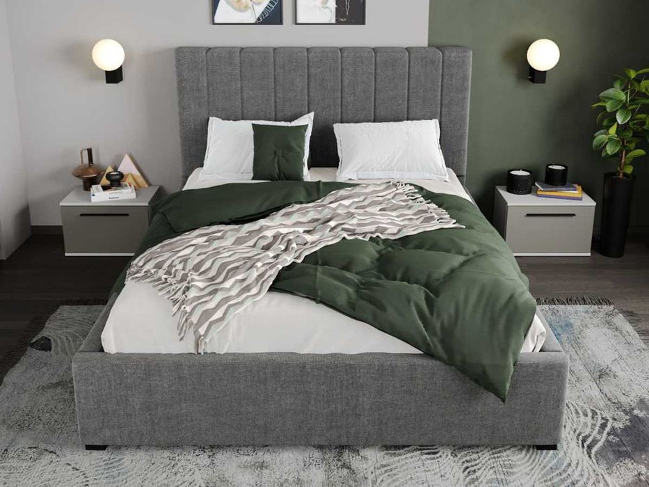 Set Mobila Dormitor Casmir / Alb Soares C28 - Transport Gratuit