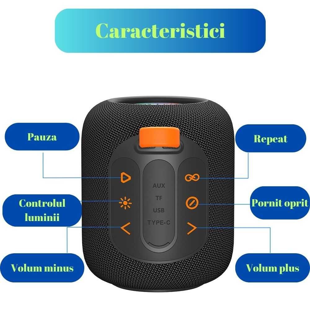 Boxa portabila wireless doua modele: 1500 mAh Hopestar si 1200mAh T&G