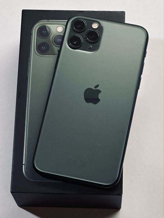 iPhone 11 Pro Green 91% battery