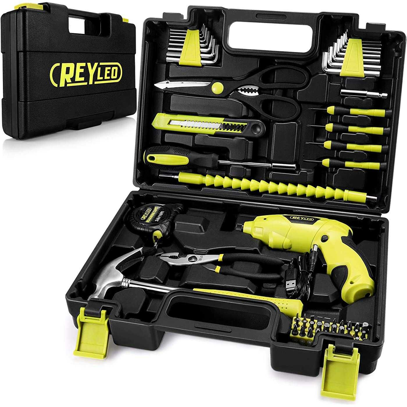 Комплект инструменти REYLEO с електрическа отвертка- 58 части