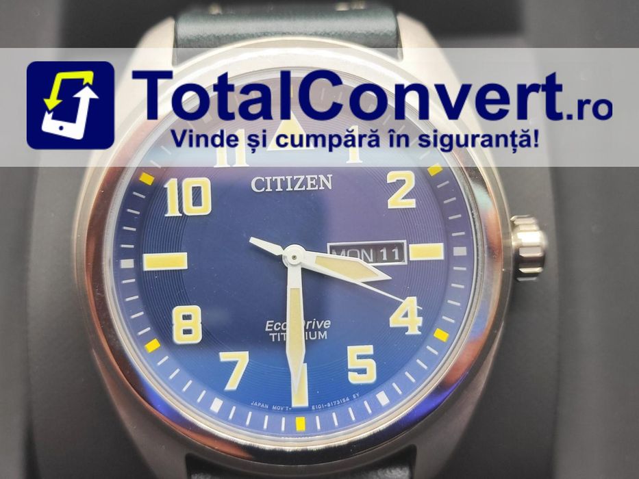 Citizen Titanium BM8560-45LE 42mm WR 100m, Garantie 24 luni | #D83428