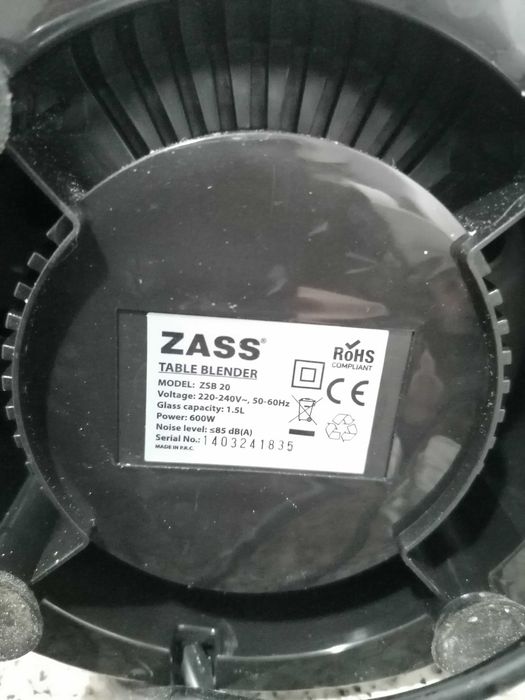 Table Blender Zass