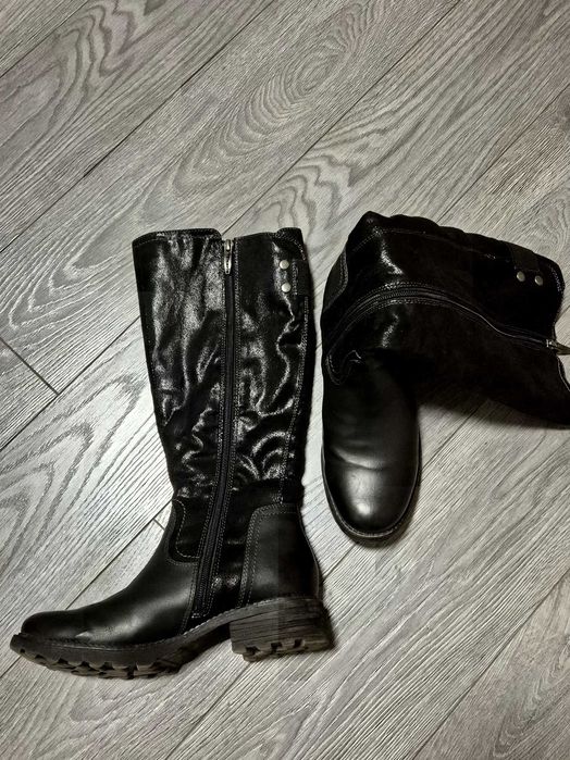 Дамски ботуши Tamaris, размер 38, естествена кожа