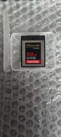 Card Sandisk Cfexpress 512Gb + Cititor Cfexpress USB 3. 1