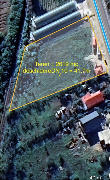 Vanzare teren-Candesti Buzau-ideal market,spalatorie auto, statie GPL