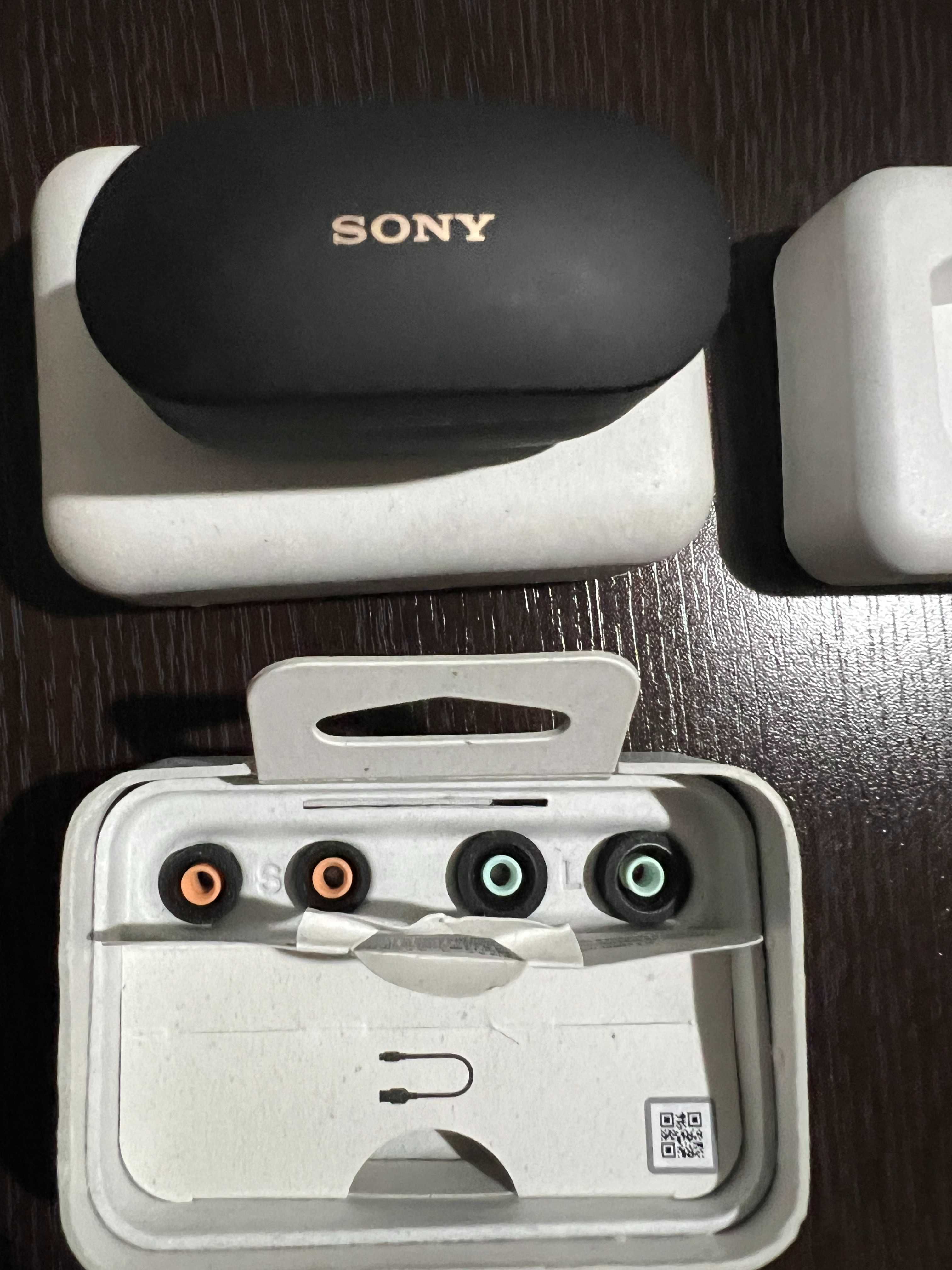 Casti In-Ear Sony WF-1000XM4B, Wireless, BT, NC, Microfon, Negru