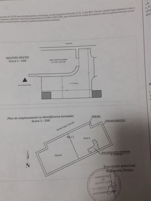 Vand sau inchiriez spatiu comercial