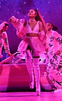 Ariana Grande HIGH KNEE BOOTS /Ариана Гранде високи ботуши до коляното