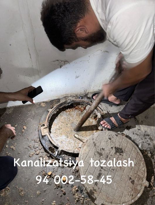 Kanalizatsiya tozalash 24/7 канализатция