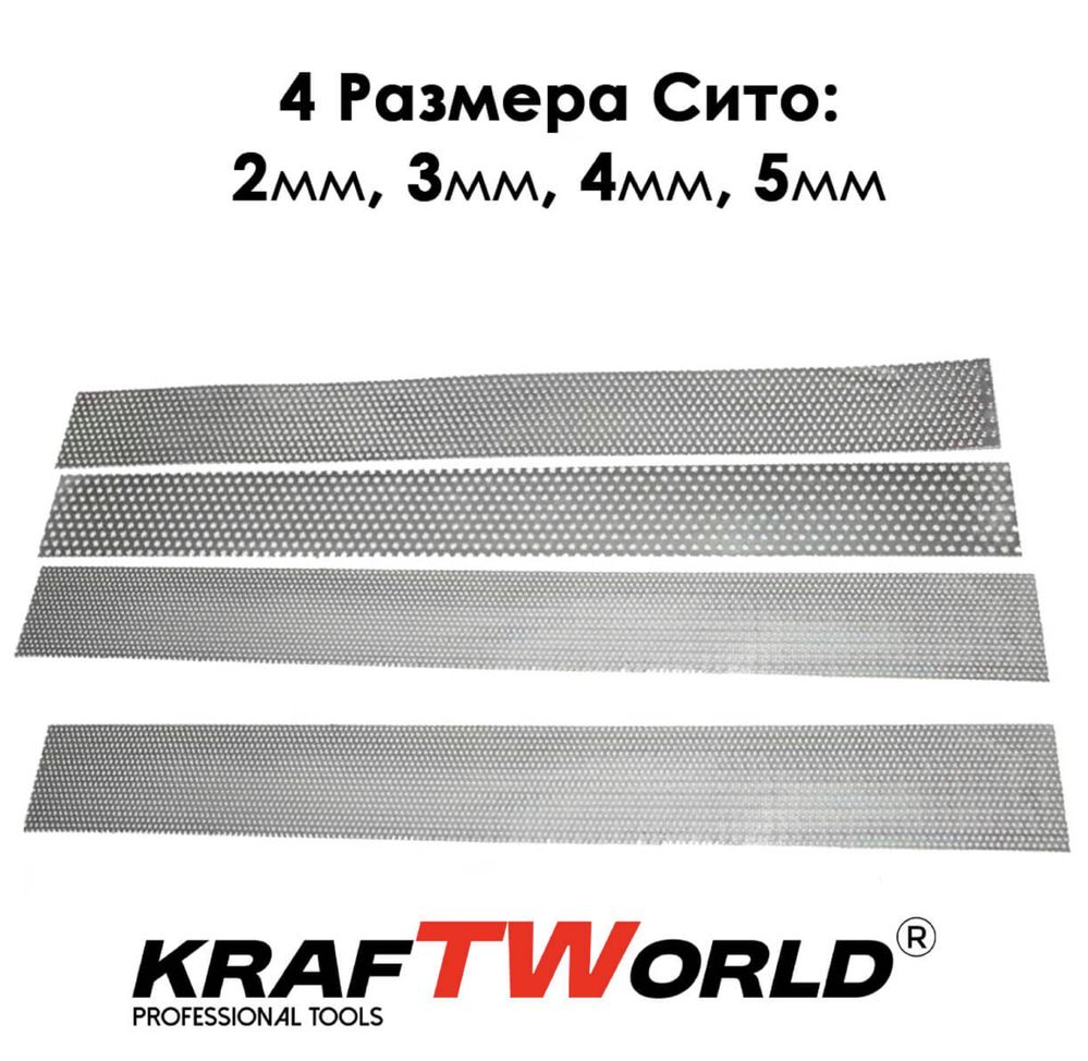 Фуражомелка KraftWorld 3.9kW Комплект с 4 Сита – Ярмомелка