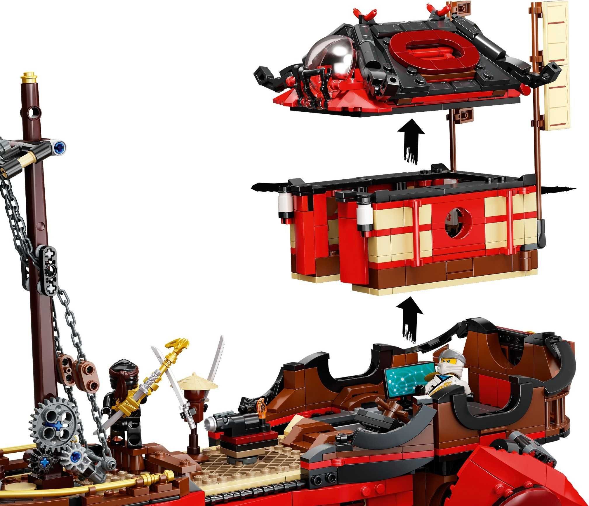 LEGO NINJAGO 71705 - Destiny’s Bounty , 1781 piese NOU - de colectie