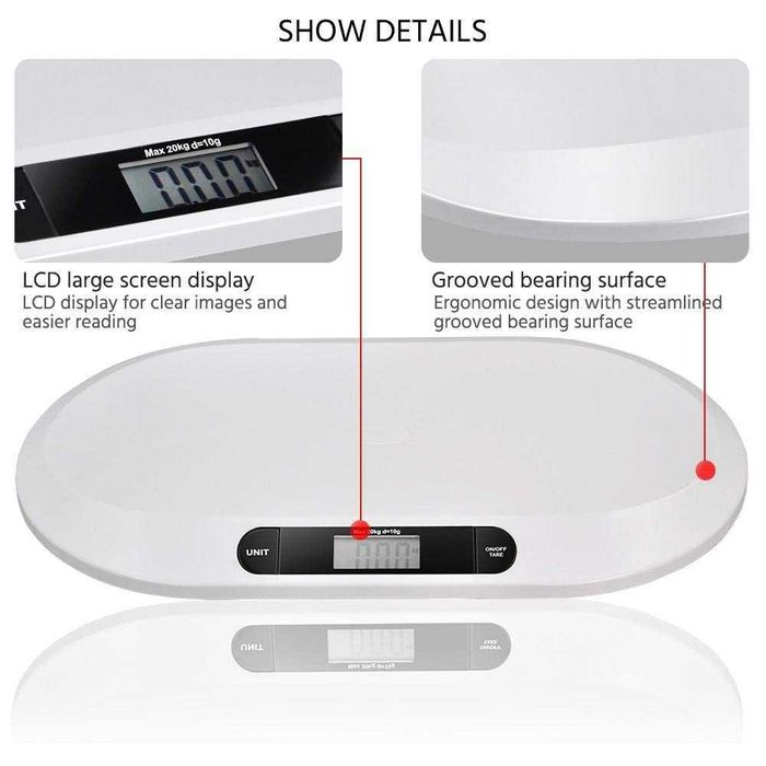 Кантар за бебета Digital One SP01080, везна за бебета до 20кг