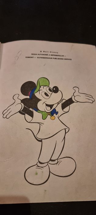 Primul numar al reviste Mickey Mouse din Romania 1991