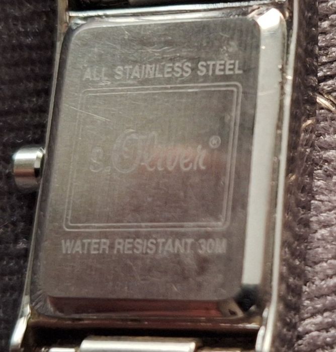 Ceas dama S'Oliver curea metalică, stare bună