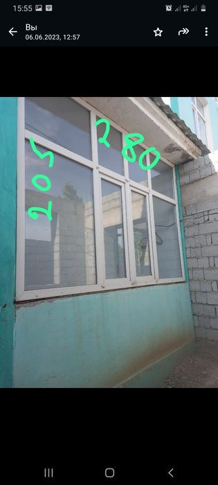 Продам б/у пластиковые окно