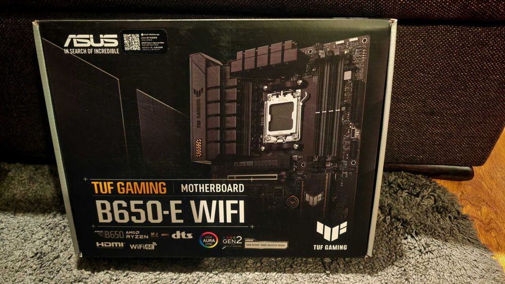 ASUS TUF Gaming B650-E WiFi + RYZEN 5 9600X 6-Core 5.4 GHz AM5